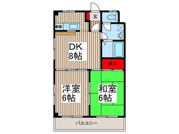 シャルム和広の物件間取画像